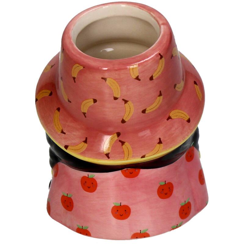 Blumentopf Dolomit Mehrfarbig – 10,2 cm – Pflanzgefäß für Sukkulenten & kleine Pflanzen – Buntes Interieur-Highlight