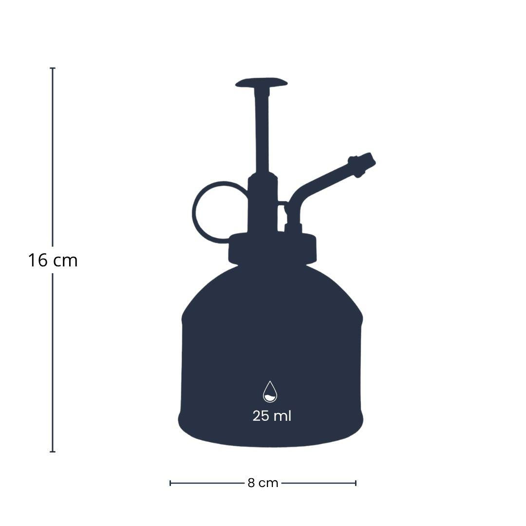 Pflanzensprüher – Grün – Glas – 0,25L – Feiner Sprühnebel – Retro-Design – Handpumpe – Für Zimmerpflanzen & Stecklinge
