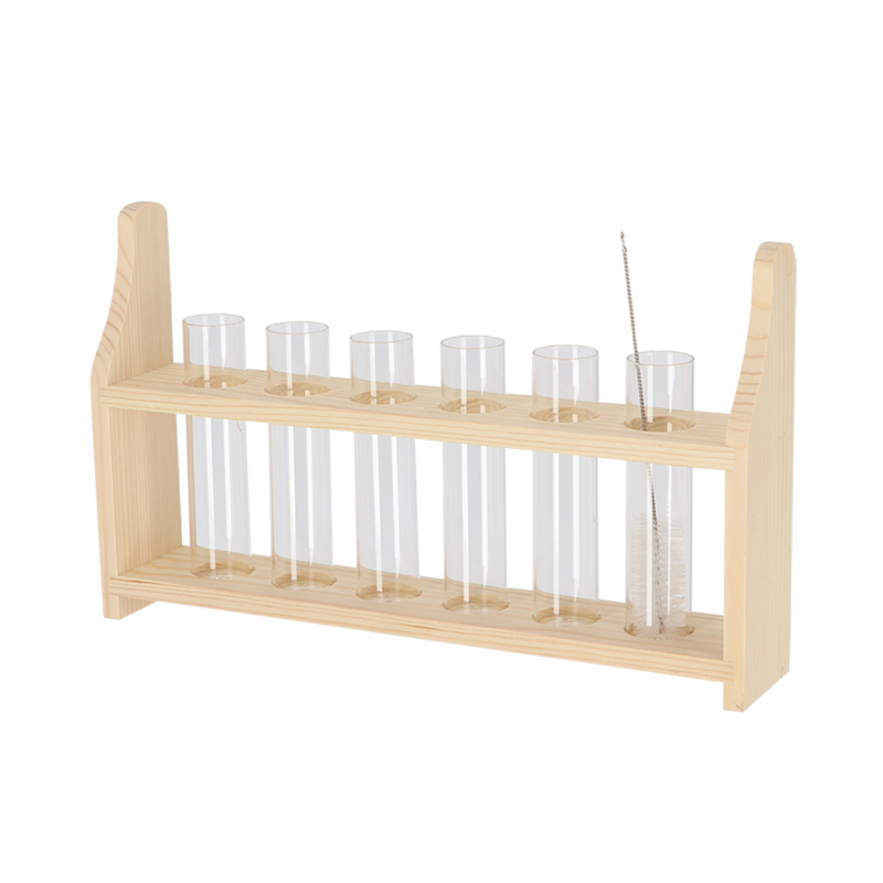 Reagenzglasständer M – Stabiler Halter für Reagenzgläser – Maße 33,3x6x20cm – Praktisch für Pflanzenstecklinge und Laborbedarf