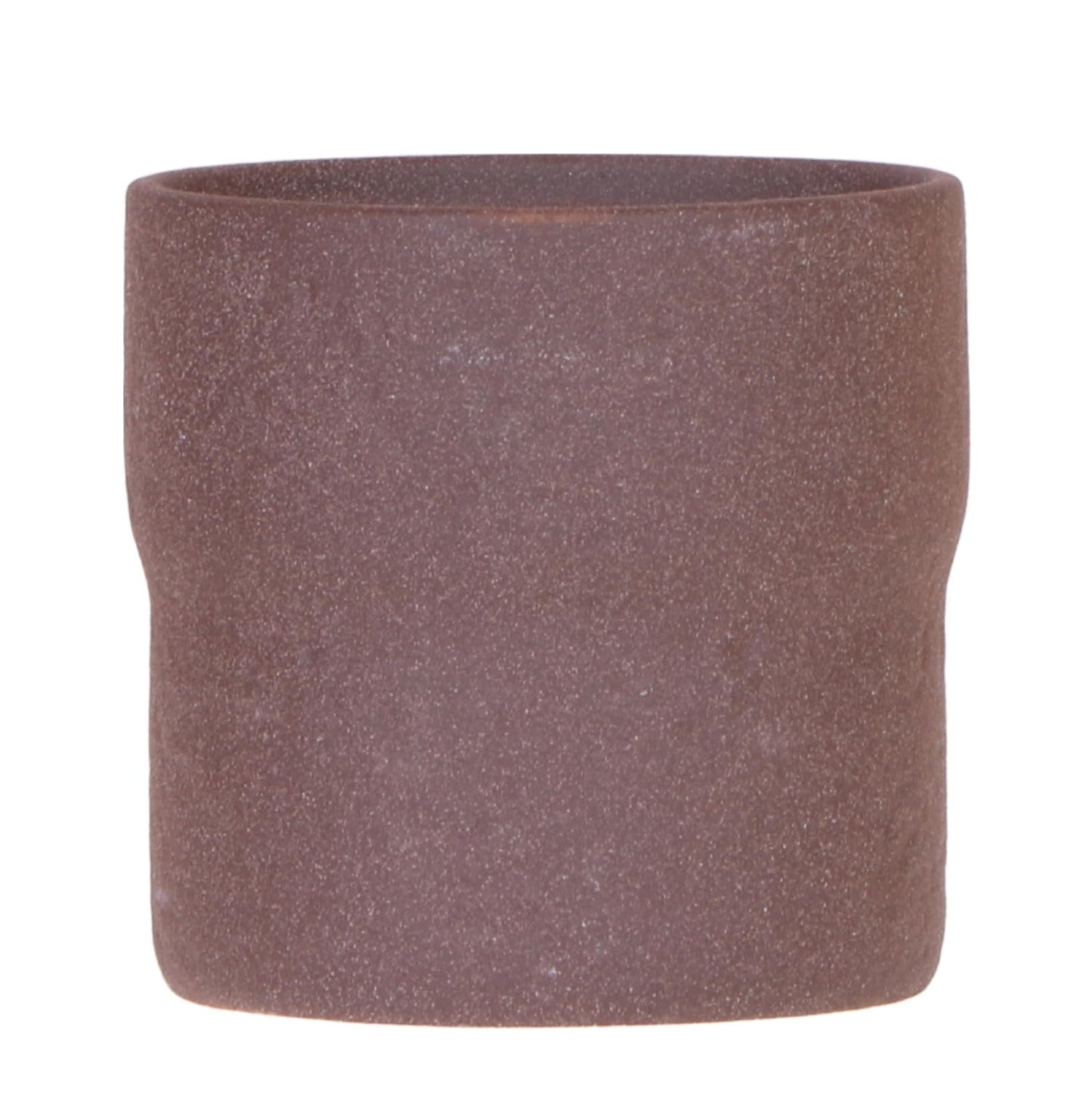 Rustic Zierpflanztopf Brown – Ø12cm – Blumentopf in warmem Braun – Organische Form im Slow Living Stil – Minimalistisches Design für Innenräume