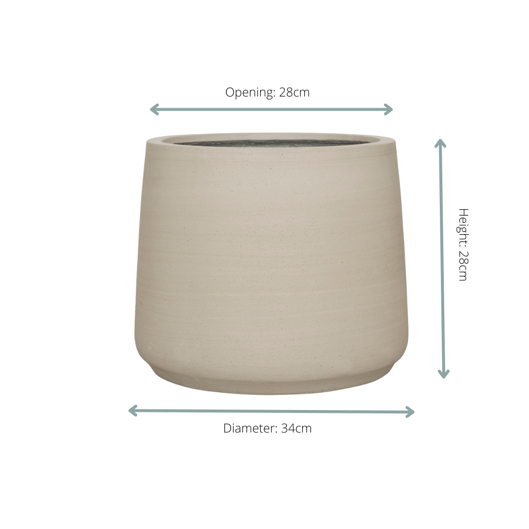 Jumbo Patt Black Washed - D34 x H28