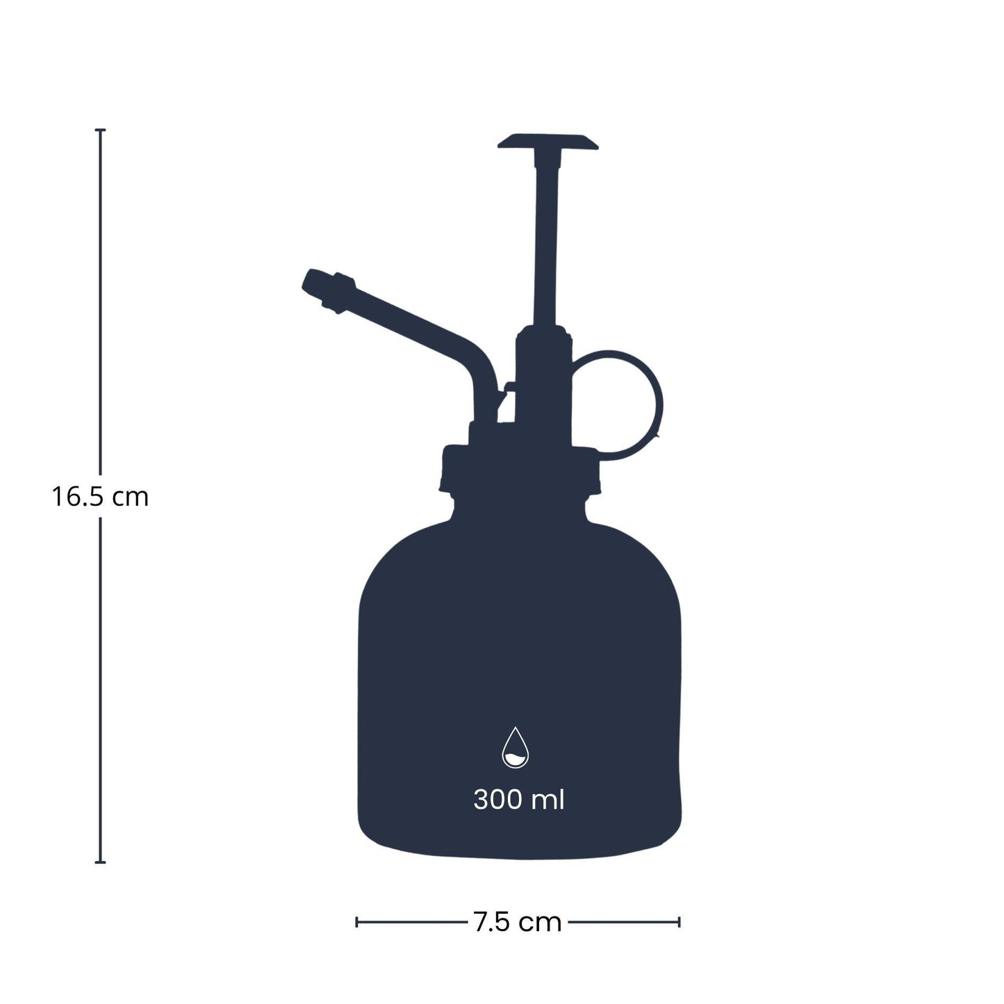 Pflanzensprühflasche – Glas – 300 ml – Feiner Sprühnebel für Zimmerpflanzen, Terrarien & empfindliche Blätter – Stilvoll & Praktisch