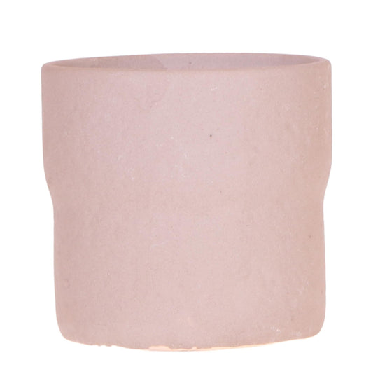 Rustic Zierpflanztopf Sand – Ø12cm – Blumentopf in natürlichem Sandton – Organische Form im Slow Living Stil – Minimalistisches Design für Innenräume