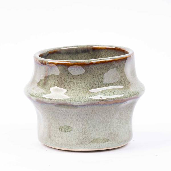 Topfset – Barcelona – 6er-Set – Ø8 cm – Höhe 6,4 cm – Keramik – Warme Erdtöne – Ideal für kleine Zimmerpflanzen & Ableger