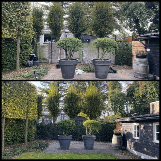 Metallstange mit Deckel – 260cm Pfosten für Heckenverlängerung – stabiler Metallpfahl für Zaun, Rankhilfe & Gartengestaltung