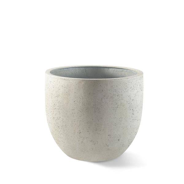 Topf Grigio New Egg Antik Weiß - D36cm x H31cm