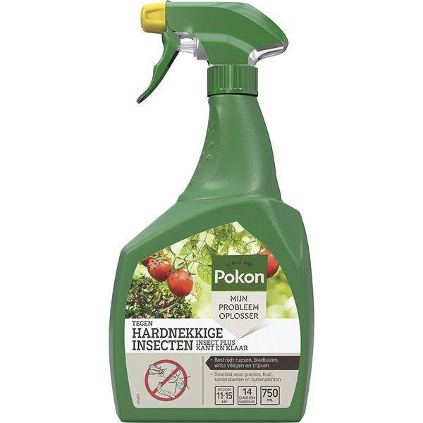 Pokon Insektenspray – Pflanzenschutz gegen Blattläuse Thripse Spinnmilben – 750ml Sprühflasche für Zimmer- & Gartenpflanzen
