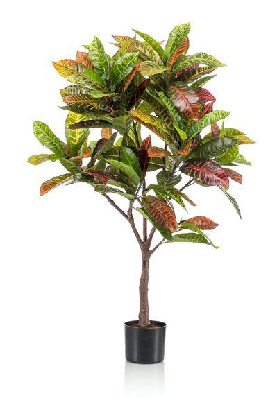 Kunstpflanze - Croton codiaeum - Wunderstrauch - 120 cm