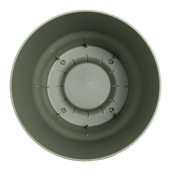 Topf Greenville Rund Grün – Ø14cm x H13cm – Moderner Pflanztopf für Zimmerpflanzen & Outdoor – Nachhaltig & dekorativ