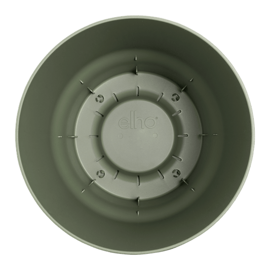 Topf Greenville Rund Grün – Ø14cm x H13cm – Moderner Pflanztopf für Zimmerpflanzen & Outdoor – Nachhaltig & dekorativ