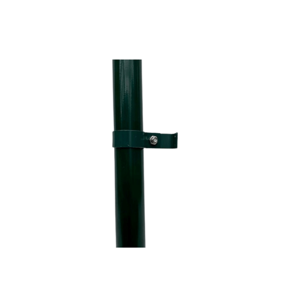 Endhalterung für Metallstange – stabile Befestigung für Hecken & Zäune – Halterung für Metallpfosten im Garten