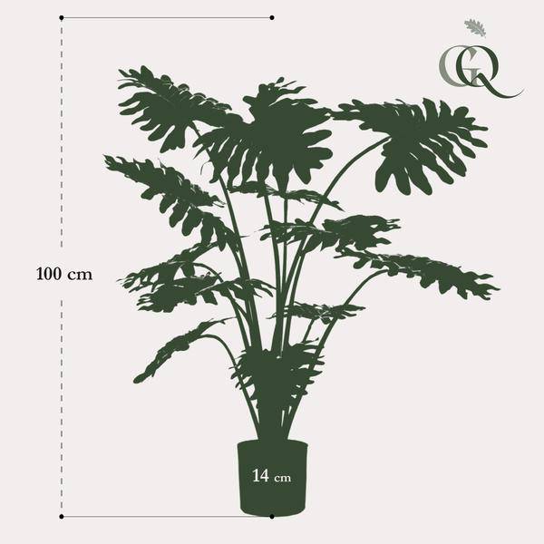 Künstliche Pflanze - Philodendron - 80 cm