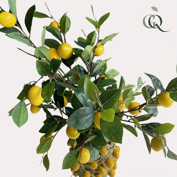 Künstliche Blumen - Blumenstrauß - Lemon Glow - ↕80cm
