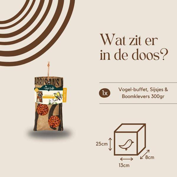 Vogelbuffet - Lumpenfütterung - 300 Gramm - für Spatzen & Amseln