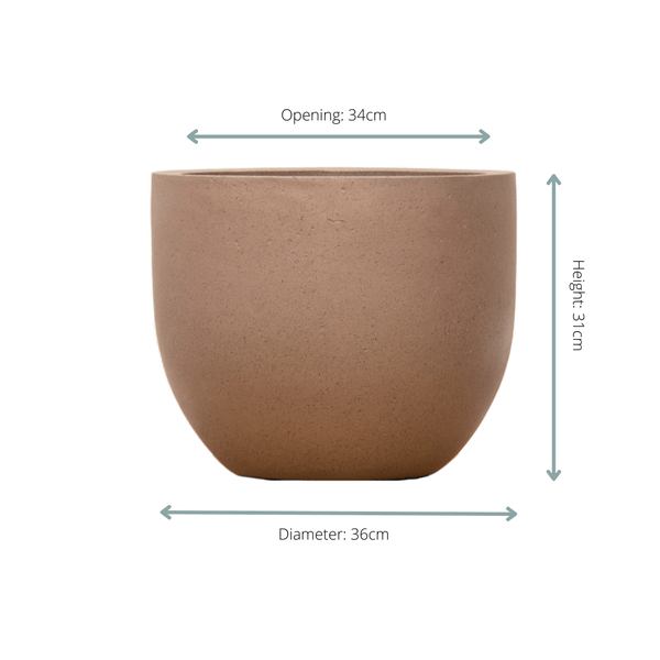 Topf Grigio Neues Ei Bronze - D36 x H31