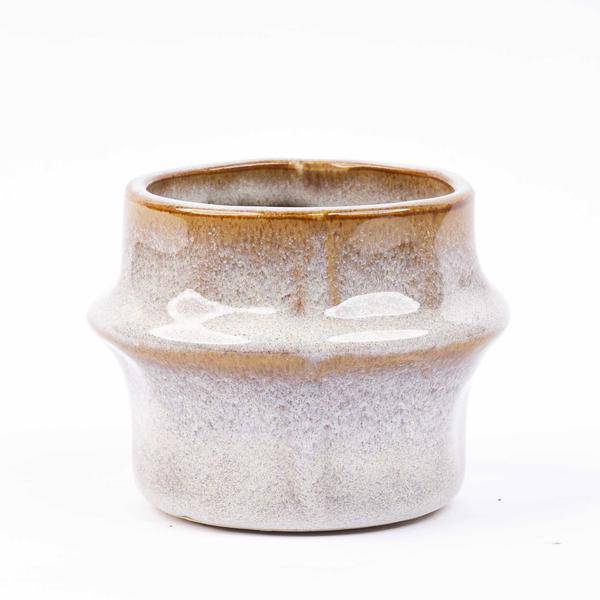 Topfset – Barcelona – 6er-Set – Ø8 cm – Höhe 6,4 cm – Keramik – Warme Erdtöne – Ideal für kleine Zimmerpflanzen & Ableger