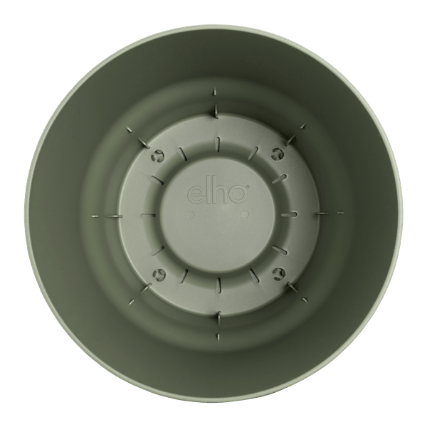 Greenville Pflanztopf Grün – D30 x H28 – Moderner Blumentopf für Innen & Außen – Elegantes Pflanzgefäß – Dekorativer Übertopf für Zimmerpflanzen, Balkon & Terrasse