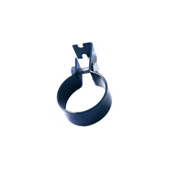 Endhalterung für Metallstange – stabile Befestigung für Hecken & Zäune – Halterung für Metallpfosten im Garten