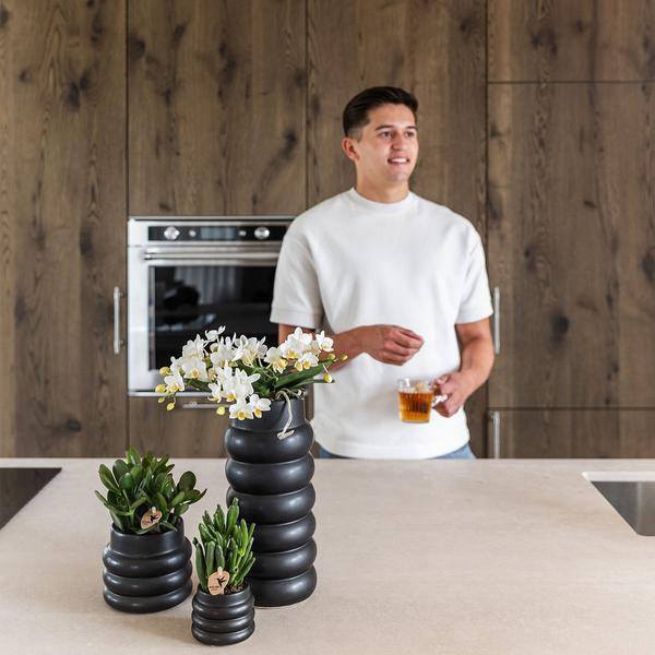 Topf Blase schwarz - Ø9cm