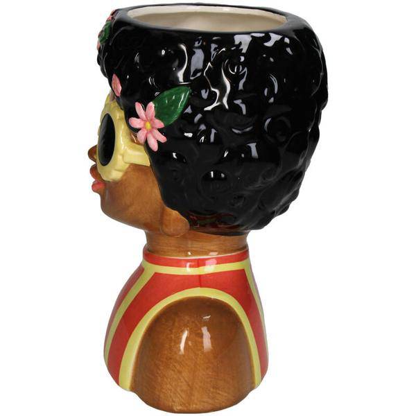 Vase - Jenny – Damenfigur aus Dolomit – 22 cm hoch – Skulpturale Dekovase – Künstlerisches Wohnaccessoire – Für Trockenblumen & als Dekoobjekt