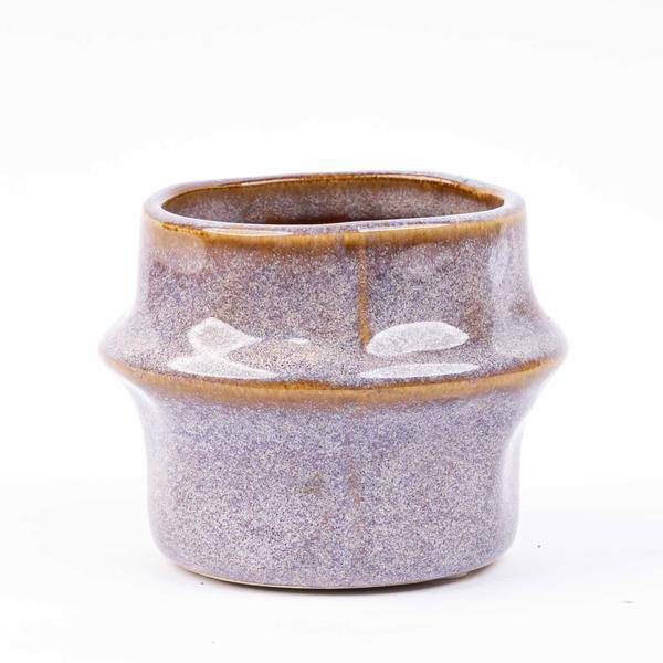 Topfset – Barcelona – 6er-Set – Ø8 cm – Höhe 6,4 cm – Keramik – Warme Erdtöne – Ideal für kleine Zimmerpflanzen & Ableger