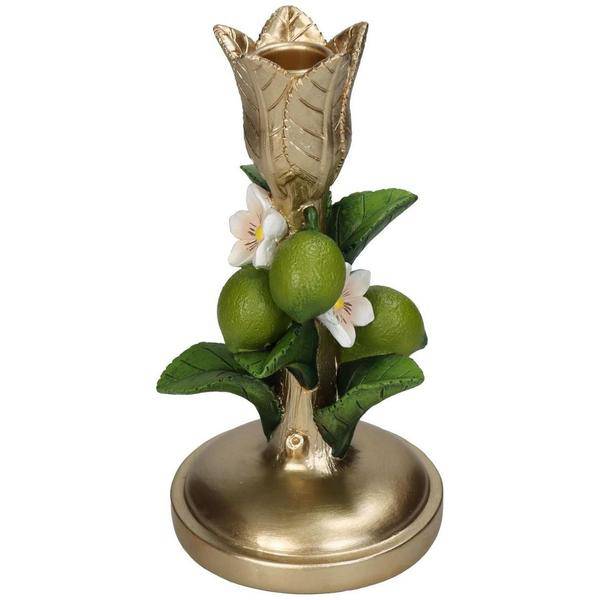 Kerzenständer - Lime Green Gold - 18,5 cm - Kersten