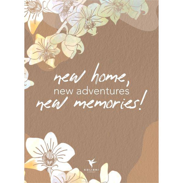 Postkarte „Neues Zuhause“ – Perfekt als Karte zum Einzug & Hauswarming-Geschenk