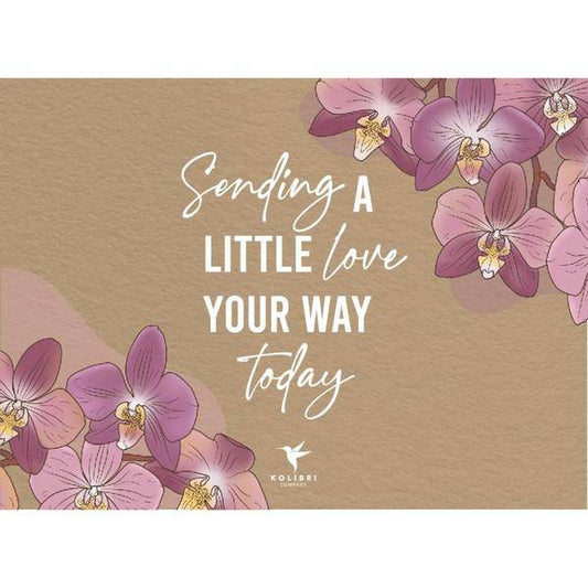 Postkarte „Liebe senden“ – Karte mit liebevollem Design – Perfekt als Grußkarte für Freunde, Familie & besondere Anlässe