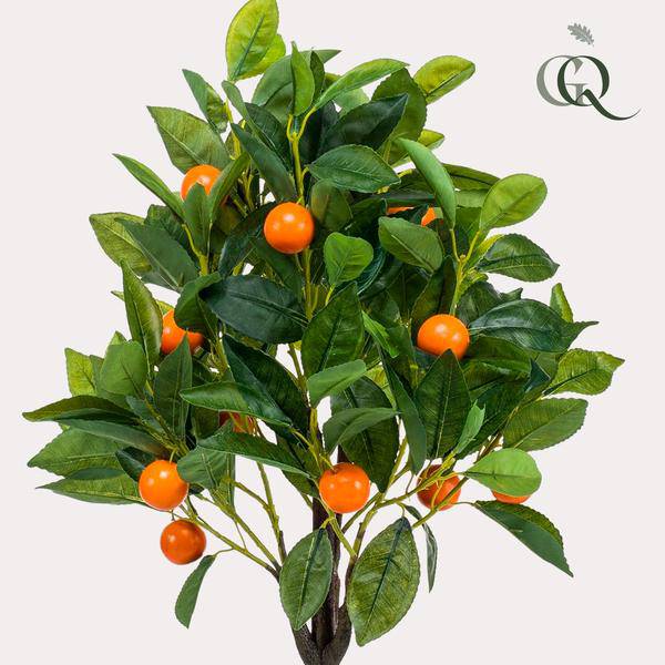 Kunstpflanze - Citrus Sinensis - Orangenbaum - 75 cm