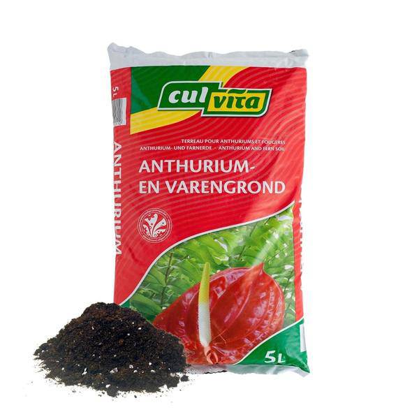 Blumenerde für Anthurium und Farne - Anthurium und Fernerde - 5 Liter