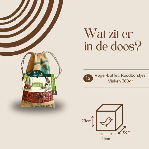 Vogel-Buffet - Picknick für Vögel im Freien - 300 Gramm - für Spatzen & Amseln