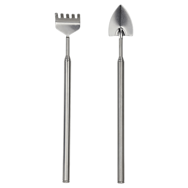 Harke + Schaufel - Flaschengarten Werkzeugset - Werkzeugset für Terrarien