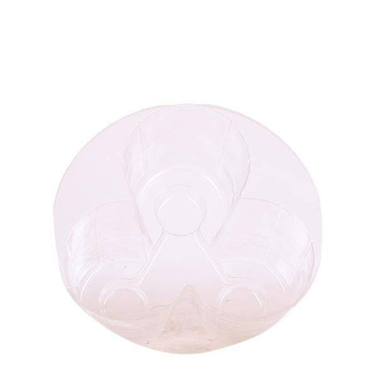 Einlage mit Wasserreservoir für Orchideenschale – Bewässerungssystem für Kolibri-Orchideen – 1x12cm + 2x9cm Töpfe – inkl. WaterWicks – Ø25cm – Ideal für Schilf- und Baumwollkörbe