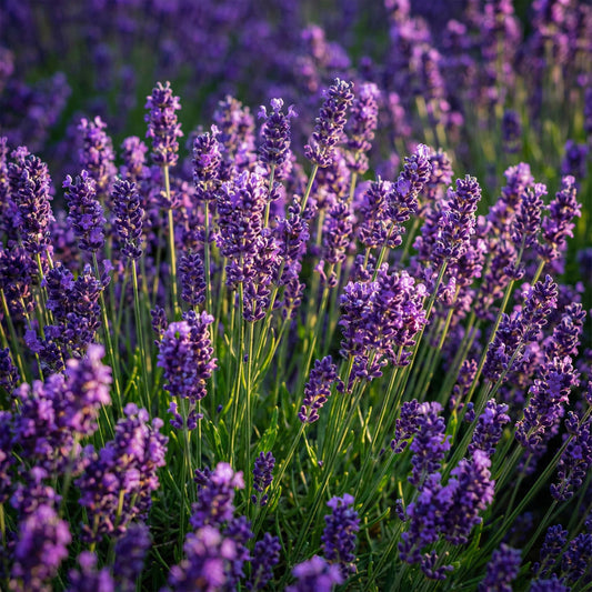 Green boutiQ - Gartenpflanze - Lavandula angustifolia Munstead - Lavendel - Winterhart - Lila - 3 Pflanzen - Topf 12cm - Höhe 15-25cm