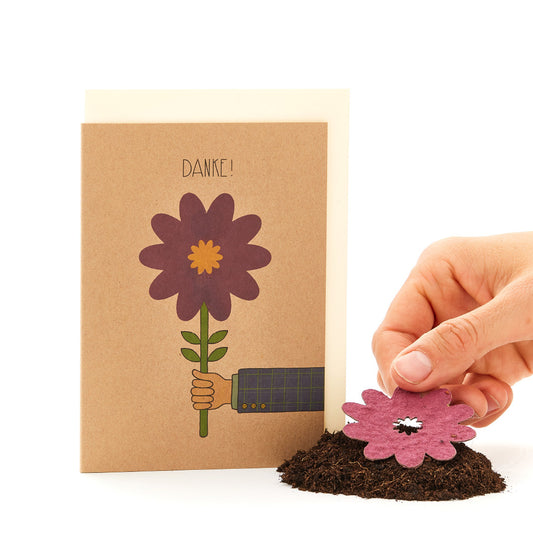 Dankeskarte "Blume" 