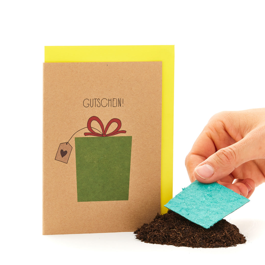 Grußkarte "Gutschein" 