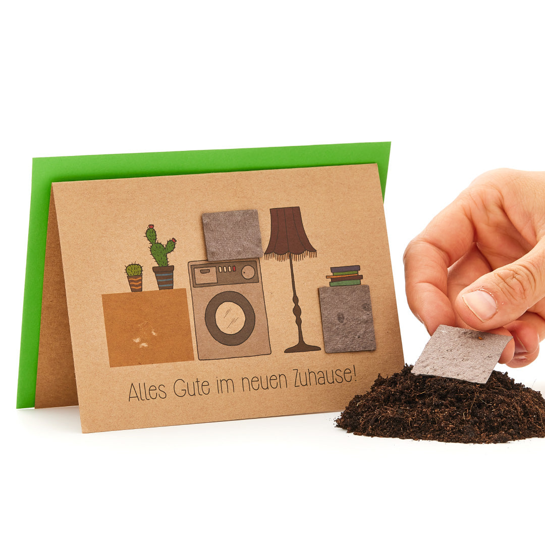 Umzugskarte "Alles Gute" 