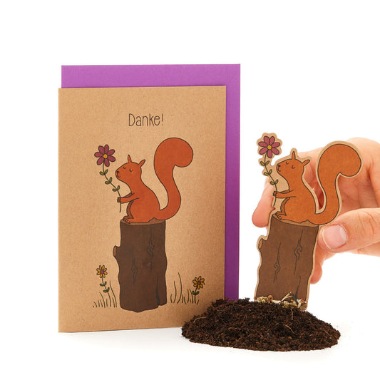 Dankeskarte "Eichhörnchen" 