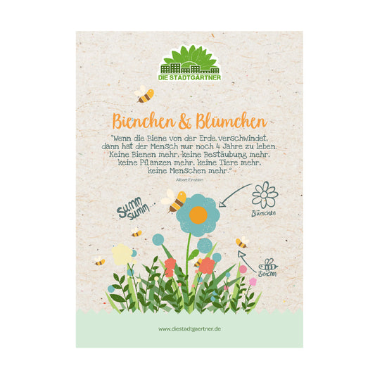 Kräuterkiste "Blümchen & Bienchen" 