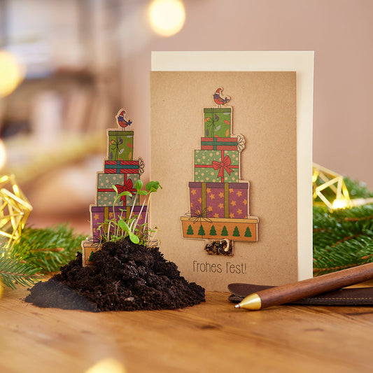 Weihnachtskarte "Geschenke" 