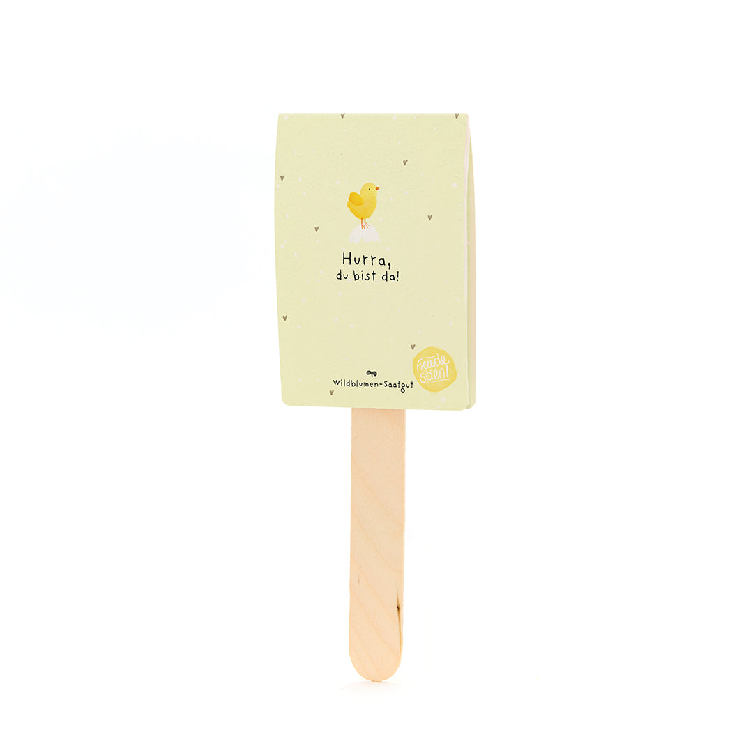 Hurra du bist da - Saatgruß 