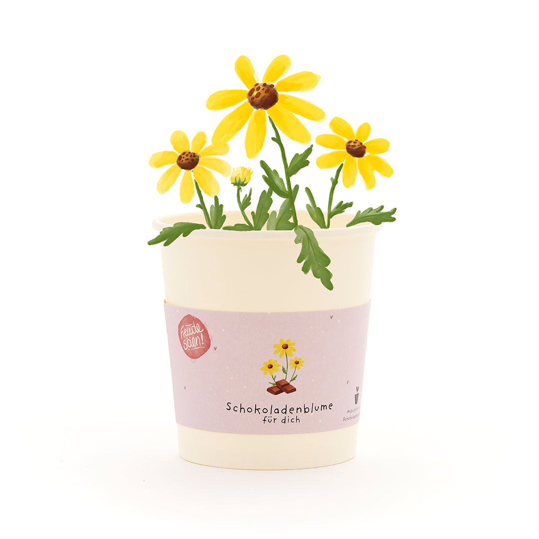 Schokoladenblume - Becher 