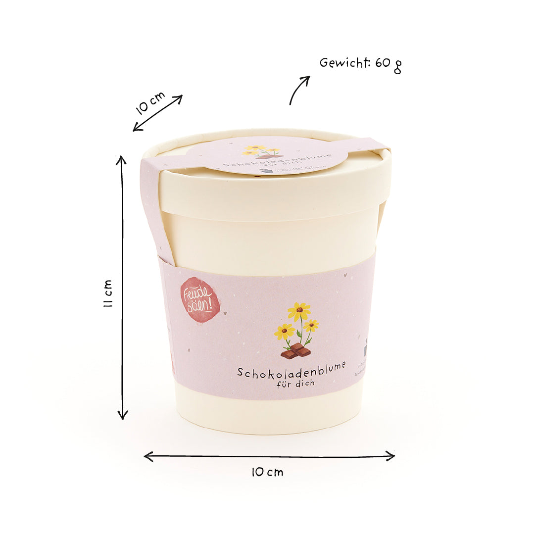 Schokoladenblume - Becher 