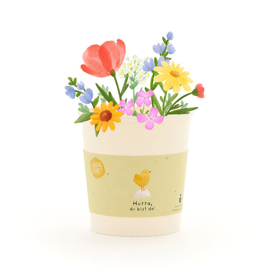 Hurra, du bist da - Becher 