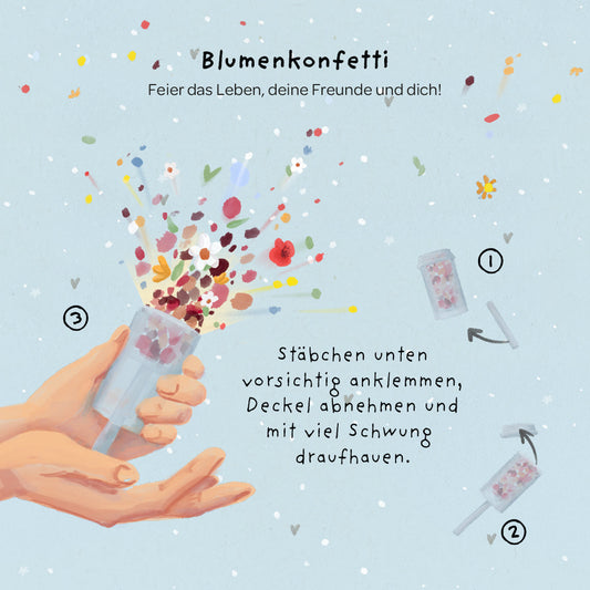 Blütenkonfetti - Love You Bestie 