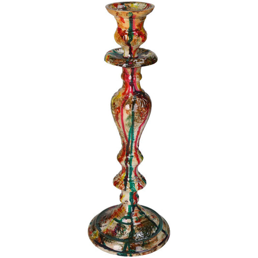 Candleholder - Painted Multicolor - ↑ 33 Cm 