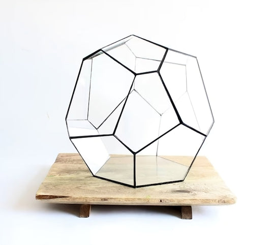 Geometric Terrarium - Cosmo - Vivarium - ↑ 31 X 29 X 29 Cm (Lxwxh) - Glass 