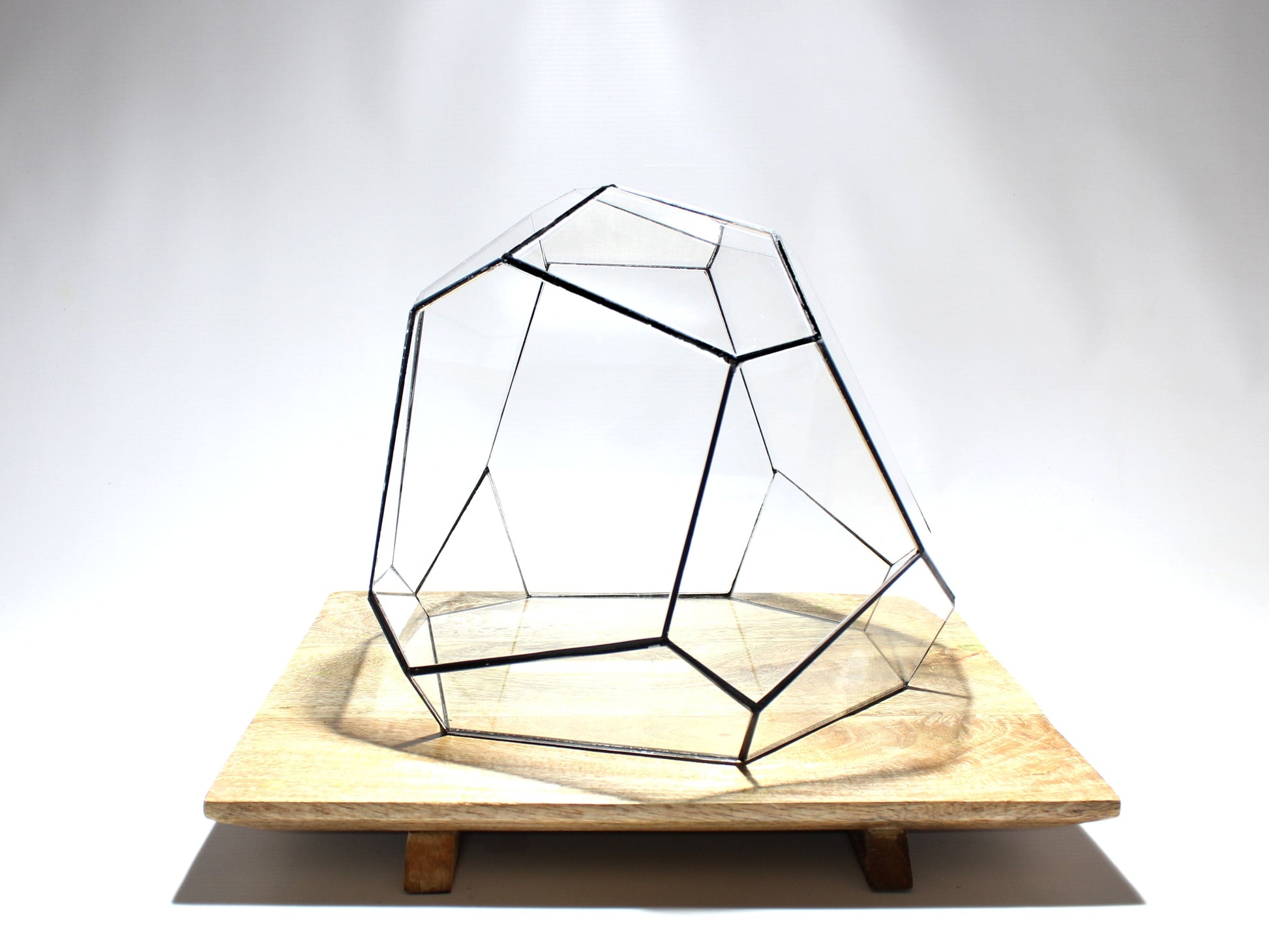 Geometric Terrarium - Torno - Vivarium - ↑ 28 X 26 X 24 Cm (Lxwxh) - Glass 