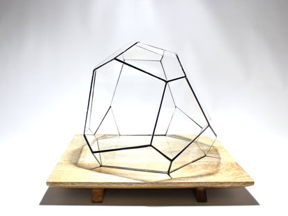 Geometric Terrarium - Torno - Vivarium - ↑ 28 X 26 X 24 Cm (Lxwxh) - Glass 