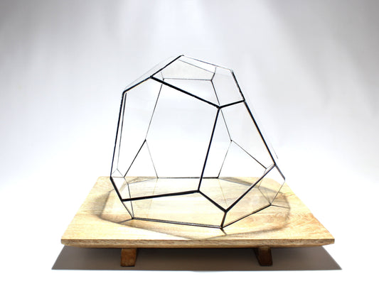 Geometric Terrarium - Torno - Vivarium - ↑ 28 X 26 X 24 Cm (Lxwxh) - Glass 
